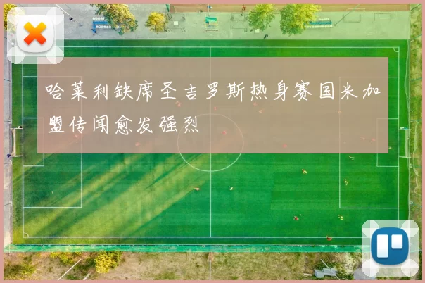 哈莱利缺席圣吉罗斯热身赛国米加盟传闻愈发强烈